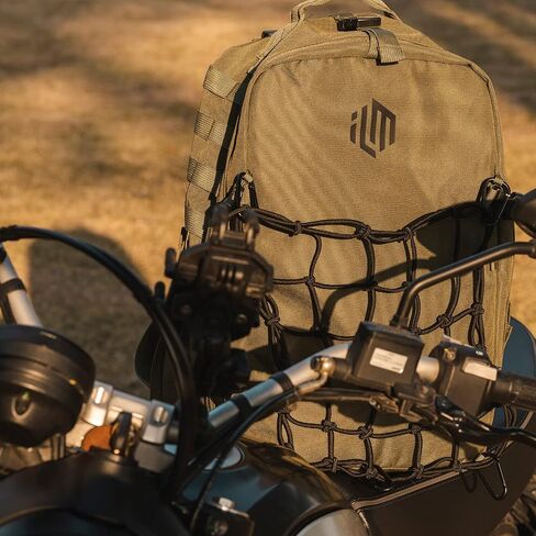 ILM Motorcycle Helmet Backpack 30L Large Capacity Waterproof Helmet Holder, Tactical Backpack for Men Women Riding Hiking Model BP01(Army Green) in Saudi Arabia