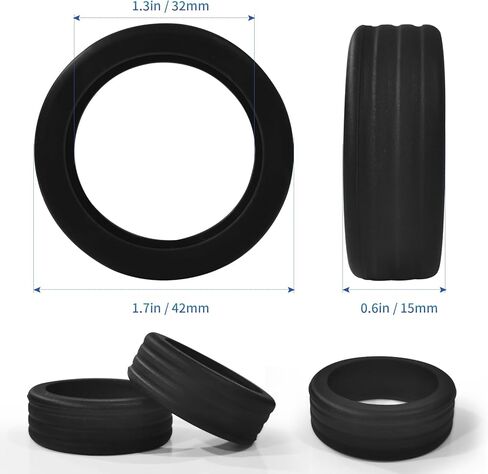 مجموعة اغطية عجلات من السيليكون من ايفارسول للامتعة، شنطة السفر، شنطة العجلات، 10 قطع in Kuwait