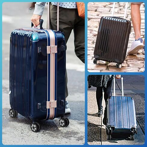 مجموعة اغطية عجلات من السيليكون من ايفارسول للامتعة، شنطة السفر، شنطة العجلات، 10 قطع in Kuwait