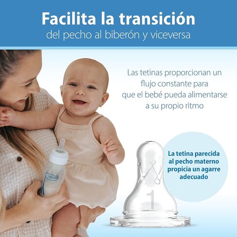 Dr. Brown’s Natural Flow® Anti-Colic Options+™ Narrow Baby Bottles 8 oz/250 mL, with Level 1 Slow Flow Nipple, 6 Pack, 0m+ Moon/Clouds Gift Set in Saudi Arabia
