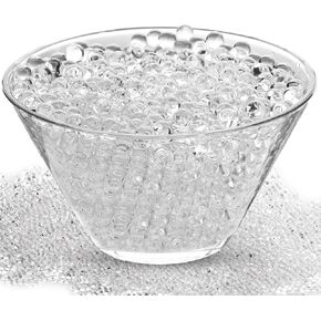 FUTUREPLUSX 45000PCS Clear Vase Fillers, Jelly Beads Gel Beads for Floating Pearls Candle Vase Fillers