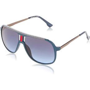 SOUTHPOLE 5070SP Modern Vented Lens UV400 Protective Aviator Pilot Sunglasses. Cool Gifts for Men, 59 mm, White & Grey
