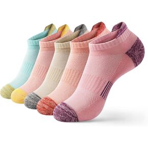 Trifabricy Ankle Socks for Women, Cushioned Low Cut No Show Socks Womens Socks With Heel Tab, Athletic Running Socks