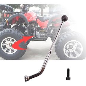 Motorcycle Hand Gear Lever Shifter Handle, 135 Degree Universal Hand Shifter Arm 16.1in Manual Lever Shifter Fit for 50cc-125cc ATV 4 Wheeler Self-Made Car