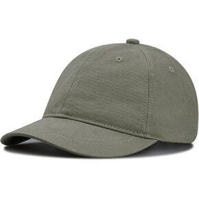 Clakllie Short Brim Baseball Cap Cotton Low Profile Dad Hat Casual Trucker Hats Short Bill Snapback Fitted Caps Cadet Cap
