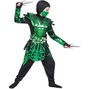 Spooktacular Creations Halloween dress up for Child Boy Golden Ninja costume in Kuwait
