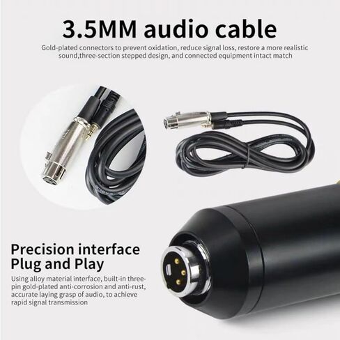 F998 Podcast Equipment Bundle for Tiktok and YouTube Vlog,Sound Board with Audio Interface,Condenser Karaoke Microphone,Streaming Podcast Starter Kit DJ Audio Mixer (F998+BM800 MIC) in Saudi Arabia