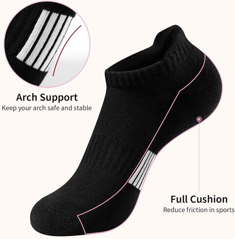 Trifabricy Ankle Socks for Women, Cushioned Low Cut No Show Socks Womens Socks With Heel Tab, Athletic Running Socks in Saudi Arabia