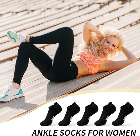 Trifabricy Ankle Socks for Women, Cushioned Low Cut No Show Socks Womens Socks With Heel Tab, Athletic Running Socks in Saudi Arabia