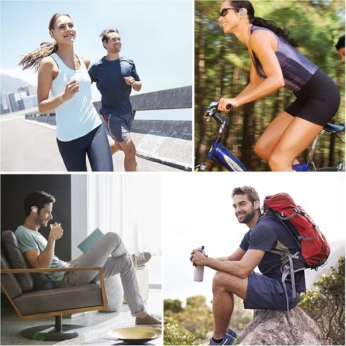 itayak Behind The Head Headphones, Wrap Around Head Small Bluetooth Headphones Lightweight Foldable Wireless Sports Sweatproof Headset with Microphone & Carrying Case in Saudi Arabia