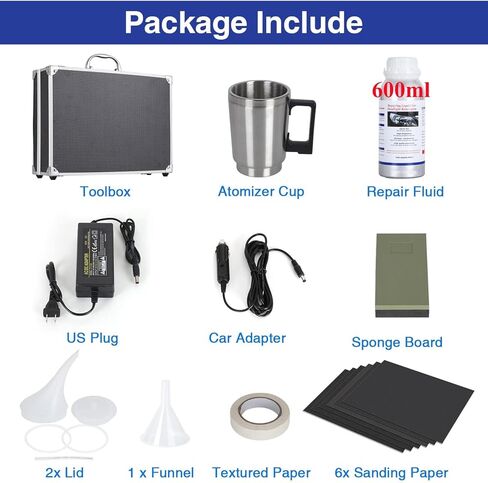 Headlight Repair Kit,Automobile Headlight Restoration Kits with 200ML Repair Liquid,Car Headlight Polish Repair Tool for Repair Headlight Yellowing, Haze, Scratches in Kuwait