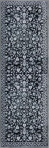 Vintage Washable 2x5 Rug Runner, Sage Green Beige Runners for hallways, Super Soft Kitchen Runner Rug Non Slip, Print Faux Wool Floral Thin Carpet Runner for Entryway Indoor Bedroom in Saudi Arabia