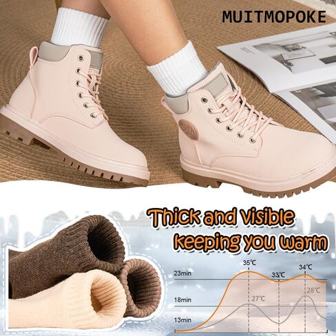 Muitmopoke Warm Socks for Women Winter Wool Boot Socks Size 9-11 Thermal Thick Cozy Crew Gift Socks 5 Pairs in Saudi Arabia