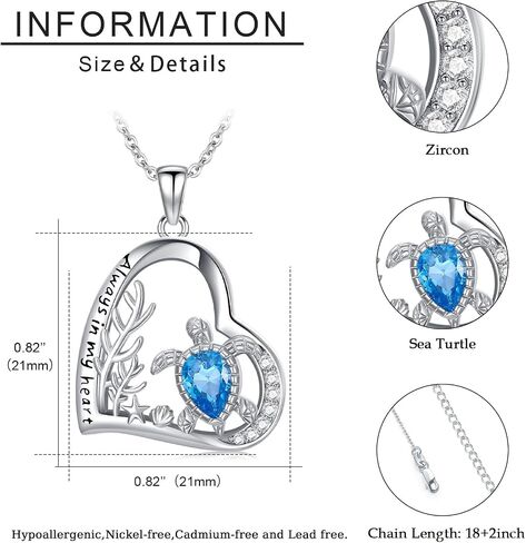 Sea Turtle/Dolphin/Octopus Necklace for Women 925 Sterling Silver Ocean Animal Pendant Necklace Jewelry Birthday Ocean Themed Gifts for Ocean Lovers in Saudi Arabia