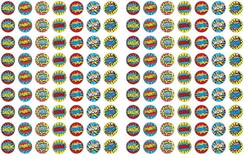Teacher Created Resources® Superhero Mini Stickers, 378 Pieces in Saudi Arabia