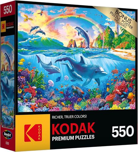 Cra-Z-Art - RoseArt - Kodak Premium - أشرطة وأقواس قوس قزح - أحجية الصور المقطوعة 550 قطعة in Saudi Arabia
