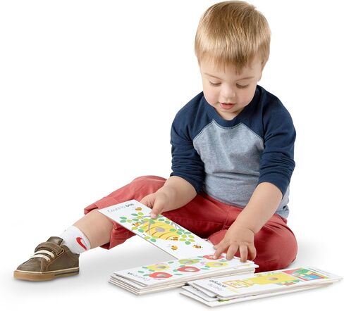 Melissa & Doug Poke-A-Dot Jumbo Number Learning Cards - 13 Double-Sided Numbers, Shapes, and Colors with Buttons to Pop - Poke A Dot Book Oversized Interactive Learning Activity Cards For Kids in Saudi Arabia