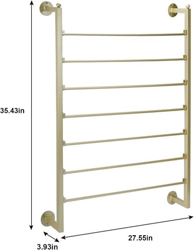 Ribbon Storage Organizer,Wall Mounted Ribbon Organizer,Wrapping Paper Rack,7-Layer Metal Ribbon Storage for Craft Room,Flower Shop,Gift Wrapping Paper in Saudi Arabia