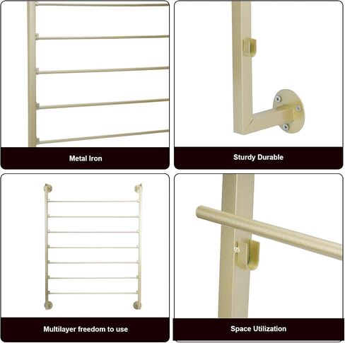 Ribbon Storage Organizer,Wall Mounted Ribbon Organizer,Wrapping Paper Rack,7-Layer Metal Ribbon Storage for Craft Room,Flower Shop,Gift Wrapping Paper in Saudi Arabia