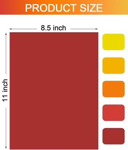 Cardstock 8.5x11 Inch Colored Paper, 5 Colors 120 Sheets Card Stock, Cardstock Paper for Scrapbooking, DIY Crafts, Assorted Cards Making (92LB Cover/250GSM) in Saudi Arabia