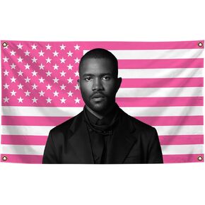 Generic Frank Music Album Ocean Funny Meme Flags 3 * 5 Feet Hippie Hanging Tapestries Wall Hanging Art Decoration for Living Room Bedroom, pink in Saudi Arabia