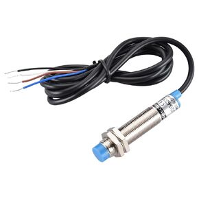 M12 Inductive Proximity Sensor Switch, Non-shield Type, LJ12A3-4-Z/CY, Detector 4mm, 10-30VDC 200mA, PNP NO+NC, 4 Wire