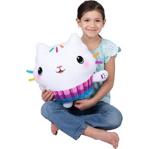 DreamWorks Gabby's Dollhouse Cakey Kids Bedding Super Soft Plush Cuddle Pillow Buddy, By Franco, 17.5" x 15" x 5"