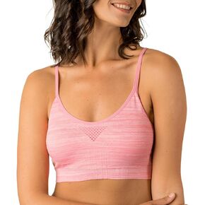 Coobie Women's Seamless T-Shirts Bra for Everyday Wear, Removable Padded Mesh Bra