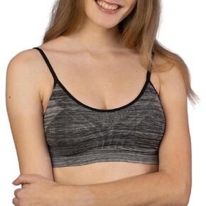 Coobie Women's Seamless T-Shirts Bra for Everyday Wear, Removable Padded Mesh Bra