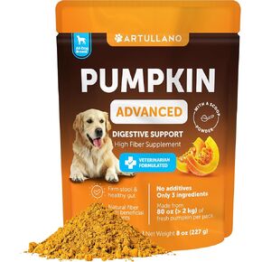 Pumpkin Powder - Fiber Supplement - Pumpkin for Dogs - Heart & Gut Health, Supports Digestion