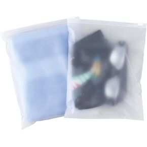 8x10 Inch Swimsuit Bags, 50 Pcs Poly Zipper Bags for Clothing，Plastic Packaging Bags for Small Businesses or Travel Storage, Clear Apparel Bag for Underwear, socks，towel | No Vent Holes in Kuwait