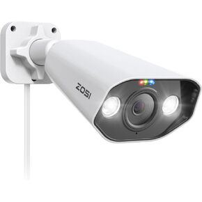 ZOSI 3K Lite 8CH Security Camera System with AI Human/Vehicle Detection,Night Vision,H.265+ 5MP 8Channel CCTV DVR with 1TB Hard Drive,8pcs 1920TVL 1080p Outdoor Indoor Cameras,for Home 24/7 Recording