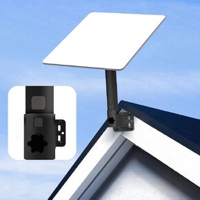 Starlink Mount, Starlink Short Wall Mount Bracket,Starlink Internet Satellite Kit,with Fixing Screw for Safe Protection,Compatible with Starlink Gen 2 Standard Actuated & High Performance Dish