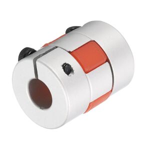 uxcell Aluminum Plum Shaft Coupling 5mm to 8mm Bore L25xD20 Flexible Coupler Joint for Machine and Servo Stepped Motor Pack of 1