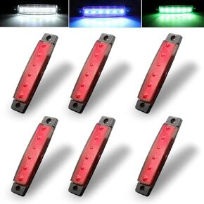 Botepon 6Pcs Led Rock Lights, Strip Lights, Wheel Well Lights, Led Underglow Lights for Trucks, Golf Cart, Jeep Wrangler, RZR, Offroad, F150, F250, Snowmobile (Amber)¡­