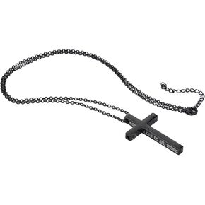 Cross Breathing Necklace, Silent Meditation Anxiety Necklaces for Women and Men, Anxiety Relief Items