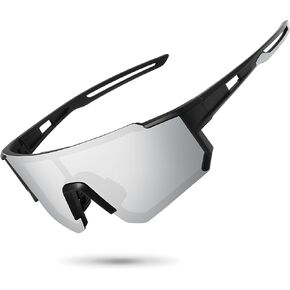 STORYCOAST Polarized Sports Sunglasses for Men Women,Driving Fishing Cycling Mountain Bike Sunglasses UV400 Protection