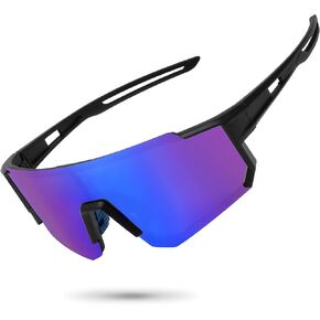 STORYCOAST Polarized Sports Sunglasses for Men Women,Driving Fishing Cycling Mountain Bike Sunglasses UV400 Protection