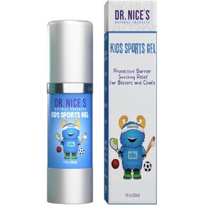 DR. NICE'S Kids Sports Gel | for Minor Blisters, Cuts, Scrapes, Wounds, Burns, Friction, Weather Chap, Chafe Discomfort | First-aid Hydrogel (30 ML)