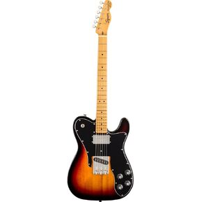 جيتار كهربائي Squier Classic Vibe 60s Thinline Telecaster الكهربائي، مع ضمان لمدة عامين، طبيعي، لوحة أصابع من خشب القيقب