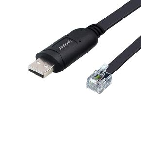 USB to RJ11/12 6P4C RS232 Serial Cable Adapter with FTDI 232RNL Chip for APC PDU UPS 940-0144