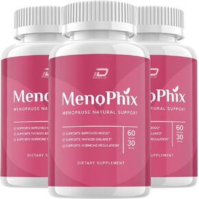 MenoPhix Natural Support Capsules - MenoPhix Supplement, MenoPhix Supplements for Women Natural Support, Reviews (3 Pack - 180 Capsules)