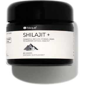 Blisque – Pure Himalayan Organic Shilajit Resin Supplement | Authentic and Natural | Golden Grade A | Contains Fulvic Acid and Trace Minerals | 30 Grams