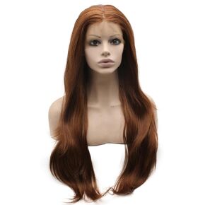 Mxangel Long Wavy Swiss Lace Front Blue Red White Mix Colorful Cosplay Party Wig