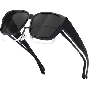 نظارات شمسية كبيرة الحجم من MEETSUN للنساء والرجال نظارات شمسية عصرية مستقطبة للحماية من الأشعة فوق البنفسجية للقيادة in Kuwait