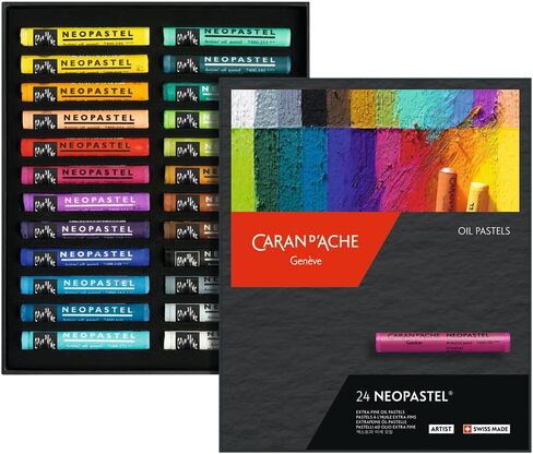 CREATIVE ART MATERIALS Caran D'ache Neopastel Oil Pastels Set/48 (7400.348) in Saudi Arabia