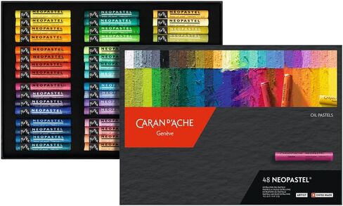 CREATIVE ART MATERIALS Caran D'ache Neopastel Oil Pastels Set/48 (7400.348) in Saudi Arabia
