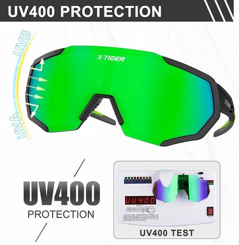X-TIGER Polarized Sports Sunglasses for Men Women Cycling Glasses Baseball Running Fishing MTB Sunglasses UV400 in Saudi Arabia