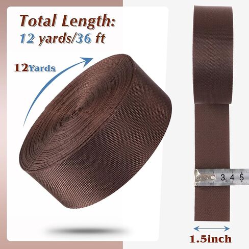 24 Yards Cotton Webbing 1 Inch -Webbing Straps for Bags-Heavy Webbing 1 inch for Backpack Straps Belt Bag Purse Straps Ribbon DIY Crafts Decoration(1 inch Black) in Saudi Arabia