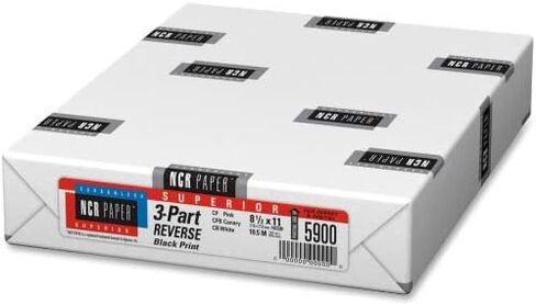 Limited Papers(TM) Carbonless Sheets, Superior, Pre Collated, Multi Part, Bond Finish. (2 Part Straight, 8.5 x 11, White/Canary (5914), 1 Ream) in Saudi Arabia